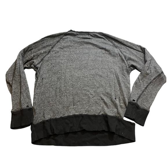 Wildfox SAY YES Destroyed Rainbow Jumper S Sweatshirt Top Loose Fit $136 Black - Picture 4 of 9